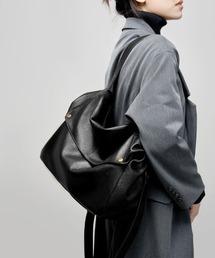 【 NiiNa / ニーナ 】高品質牛革2WAYソフトドレープショルダーバッグ