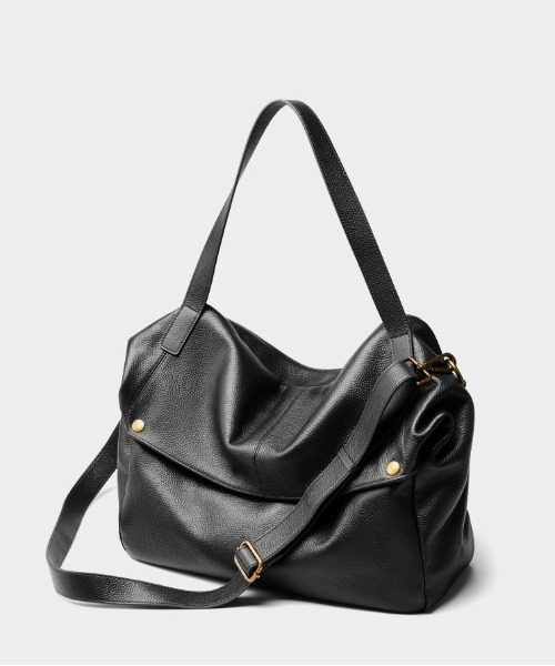 NiiNa(ニーナ)の「【 NiiNa / ニーナ 】高品質牛革2WAYソフトドレープショルダーバッグ(ショルダーバッグ・レディース・ダークブラウン/ブラック・FREE)」の7枚目の写真