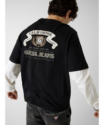 GUESS JEANS Double Layer Tee Tシャツ ロンT レイヤード バックプリント