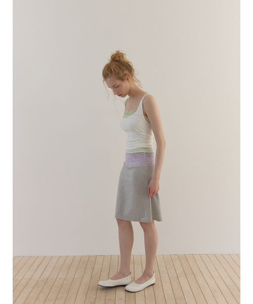 ASURA(アスラ)の「CURVE HALTER SLEEVELESS (IVORY)(Tシャツ/カットソー・レディース・その他・OS)」の7枚目の写真
