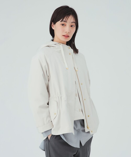BEAMS HEART（ビームスハート）の「キルティングライナー付き モッズ コート（モッズコート・レディース・ブラック/ネイビー/ホワイト系その他5・FREE）」の2枚目の写真