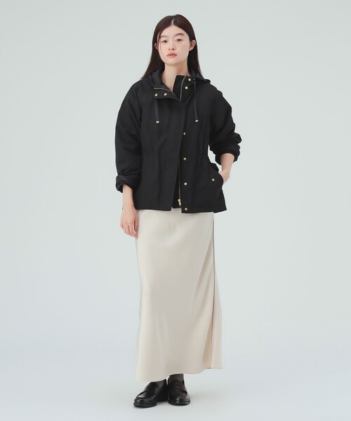 BEAMS HEART（ビームスハート）の「キルティングライナー付き モッズ コート（モッズコート・レディース・ブラック/ネイビー/ホワイト系その他5・FREE）」の8枚目の写真