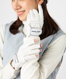 marie claire（マリ・クレール）の「【marie claire:マリ.クレール】レディース両手グローブ　ゴルフ（ゴルフグッズ）」