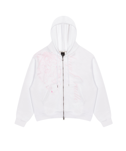 LUVISTRUE(ラヴイズトゥルー)の「SHUGO CHARA! HOOD ZIPUP(WHITE)(パーカー・レディース・その他・FREE)」の2枚目の写真