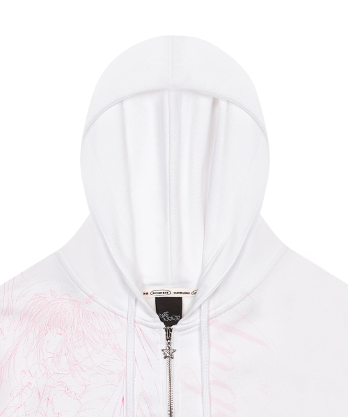 LUVISTRUE(ラヴイズトゥルー)の「SHUGO CHARA! HOOD ZIPUP(WHITE)(パーカー・レディース・その他・FREE)」の4枚目の写真