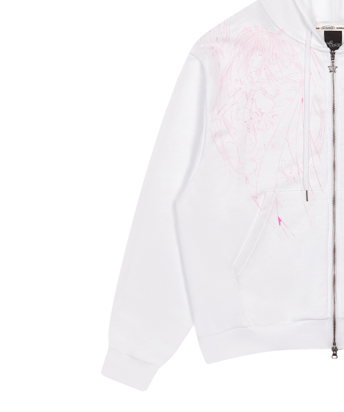 LUVISTRUE(ラヴイズトゥルー)の「SHUGO CHARA! HOOD ZIPUP(WHITE)(パーカー・レディース・その他・FREE)」の5枚目の写真