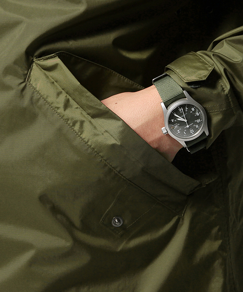 MARMOT(マーモット)の「◇Marmot×BEAMS / 別注 シャワーモッズコート 16SS(モッズコート・メンズ・ブラック/カーキ/ベージュ・SMALL/LARGE/MEDIUM)」の12枚目の写真