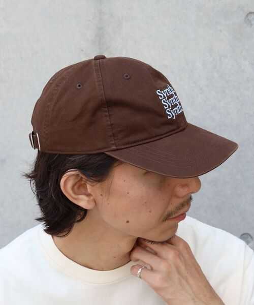 FFEIN（フェイン）の「【FFEIN(フェイン)】ヴィンテージライク3段刺繍キャップ / ユニセックス キャップ 帽子 雑貨 刺繍 加工 ヴィンテージライク（キャップ・メンズ・チャコール/ネイビー/ブラウン・FREE）」の15枚目の写真