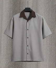 UNITED TOKYO（ユナイテッドトウキョウ）の「日本製【尾州ウール】SUMMER WOOL CUPRA オープンカラーシャツ　｜防シワ/接触冷感/吸湿性/軽量/通気性/べた付き防止（シャツ/ブラウス・メンズ）」