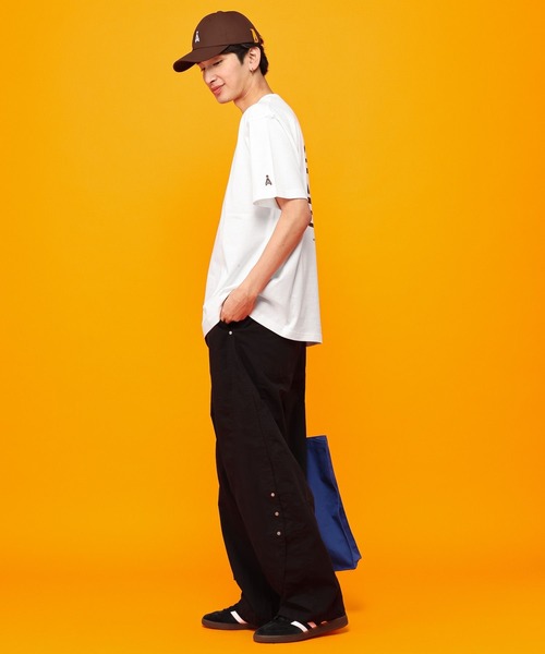 ALAND（エーランド）の「ALAND×MOM'S TOUCH／BIGロゴTシャツ（Tシャツ/カットソー・レディース・ホワイト/ブルー・MEDIUM/LARGE）」の16枚目の写真