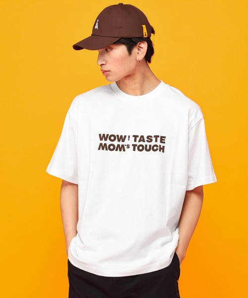 ALAND（エーランド）の「ALAND×MOM'S TOUCH／BIGロゴTシャツ（Tシャツ/カットソー・レディース・ホワイト/ブルー・MEDIUM/LARGE）」の18枚目の写真