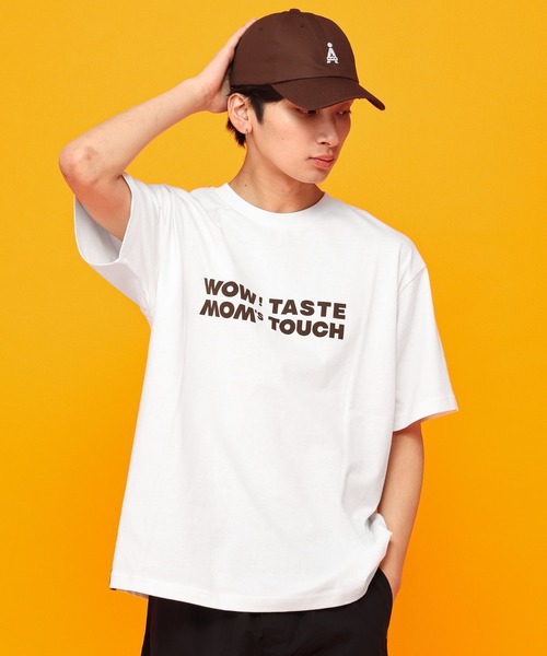 ALAND（エーランド）の「ALAND×MOM'S TOUCH／BIGロゴTシャツ（Tシャツ/カットソー・レディース・ホワイト/ブルー・MEDIUM/LARGE）」の19枚目の写真