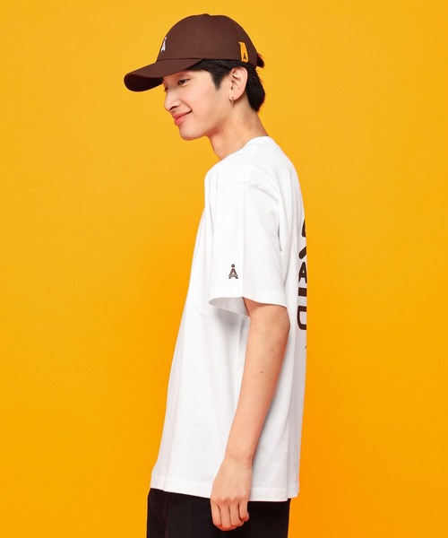 ALAND（エーランド）の「ALAND×MOM'S TOUCH／BIGロゴTシャツ（Tシャツ/カットソー・レディース・ホワイト/ブルー・MEDIUM/LARGE）」の20枚目の写真
