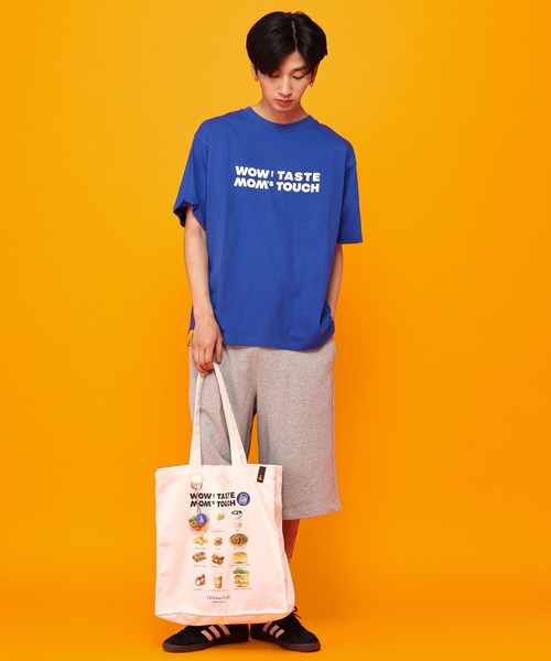ALAND（エーランド）の「ALAND×MOM'S TOUCH／BIGロゴTシャツ（Tシャツ/カットソー・レディース・ホワイト/ブルー・MEDIUM/LARGE）」の22枚目の写真