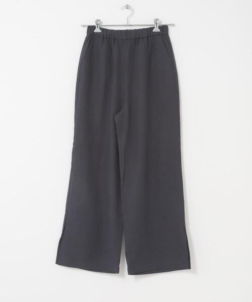 URBAN RESEARCH DOORS（アーバンリサーチドアーズ）の「『スタッフ企画』ラミー混スリットイージーパンツ（その他パンツ・レディース・ネイビー/ブラウン・MEDIUM/SMALL）」の9枚目の写真