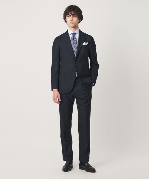 UNITED ARROWS(ユナイテッドアローズ)の「イージーケア AG パナマ ワイドスプレッドカラー シャツ 抗菌防臭 通気性(シャツ/ブラウス・メンズ・ホワイト/ライトブルー・41cm/40cm/38cm/39cm)」の3枚目の写真