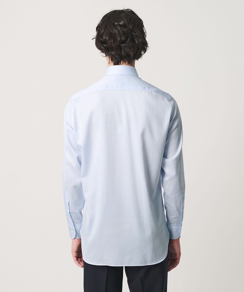 UNITED ARROWS(ユナイテッドアローズ)の「イージーケア AG パナマ ワイドスプレッドカラー シャツ 抗菌防臭 通気性(シャツ/ブラウス・メンズ・ホワイト/ライトブルー・41cm/40cm/38cm/39cm)」の7枚目の写真