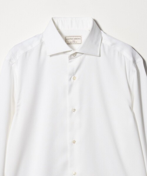 UNITED ARROWS(ユナイテッドアローズ)の「イージーケア AG パナマ ワイドスプレッドカラー シャツ 抗菌防臭 通気性(シャツ/ブラウス・メンズ・ホワイト/ライトブルー・41cm/40cm/38cm/39cm)」の10枚目の写真