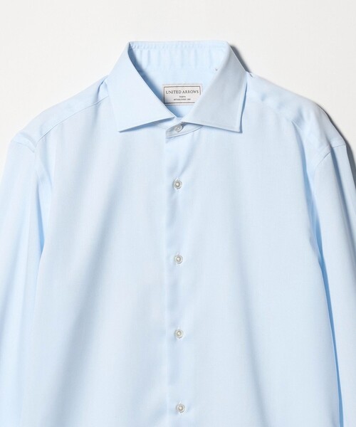 UNITED ARROWS(ユナイテッドアローズ)の「イージーケア AG パナマ ワイドスプレッドカラー シャツ 抗菌防臭 通気性(シャツ/ブラウス・メンズ・ホワイト/ライトブルー・41cm/40cm/38cm/39cm)」の15枚目の写真