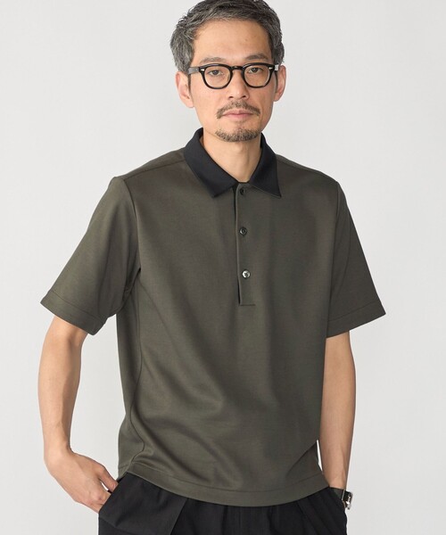 SHIPS(シップス)の「SHIPS: ダブル エアー コンビ ポロシャツ(ポロシャツ・メンズ・ベージュ/ダークグレー/コバルトブルー・LARGE/MEDIUM/SMALL/X-LARGE)」の6枚目の写真