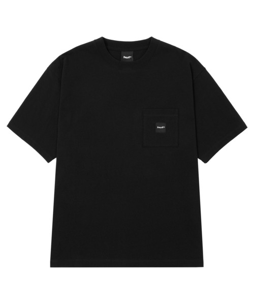 HUF(ハフ)の「BOX LOGO POCKET TEE(Tシャツ/カットソー・メンズ・ピンク/ブルー系その他/ホワイト/ブラック・S/M/L/XL/XS)」の3枚目の写真