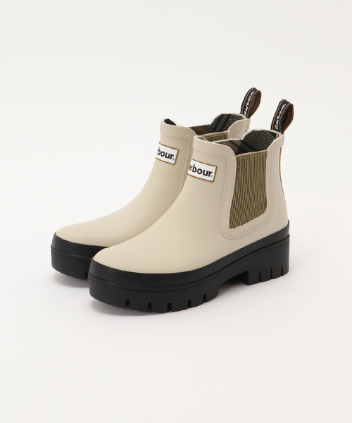 Barbour（バブアー）の「【Barbour/バブアー】 HALTON CHELSEA WELLY（その他シューズ・レディース・ブラック/ベージュ・24cm/22cm/23cm）」の2枚目の写真