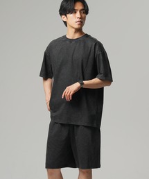 Beno（ビーノ）の「【SETUP】ヴィンテージライクTシャツｘショートパンツ（セットアップ）」