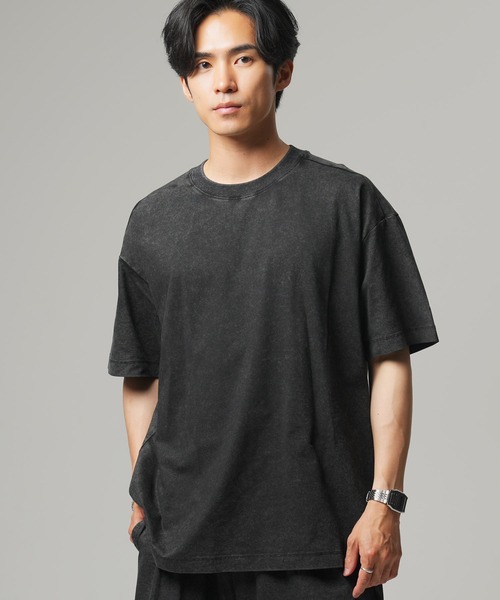 Beno（ビーノ）の「【SETUP】ヴィンテージライクTシャツｘショートパンツ（セットアップ・メンズ・ブラック/ホワイト・MEDIUM/LARGE）」の9枚目の写真