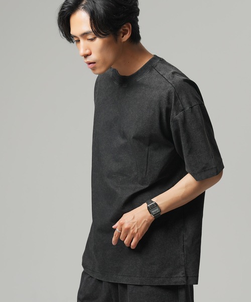 Beno（ビーノ）の「【SETUP】ヴィンテージライクTシャツｘショートパンツ（セットアップ・メンズ・ブラック/ホワイト・MEDIUM/LARGE）」の10枚目の写真