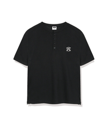 BASIC LABEL（ベーシックラベル）の「Mont Waffle Henley Neck Short-Sleeve T-shirt 3 Color [BLSR_0002]（Tシャツ/カットソー）」