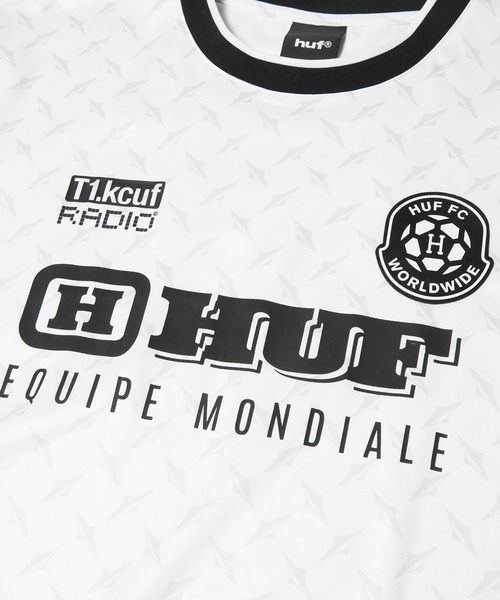 HUF(ハフ)の「EQUIPE MONDIALE JERSEY(ジャージ・メンズ・ホワイト・M/S/L)」の12枚目の写真