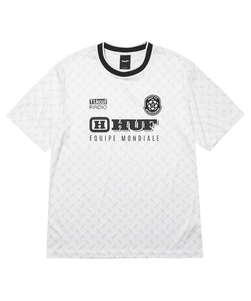 HUF(ハフ)の「EQUIPE MONDIALE JERSEY(ジャージ・メンズ・ホワイト・M/S/L)」の6枚目の写真