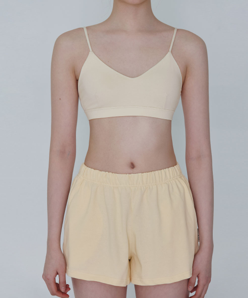 DEVIWEAR(デヴィウェア)の「シェアリングVネックブラトップ DEVI-TS0059-クリーム(チューブトップ・レディース・クリーム・SMALL/MEDIUM/LARGE)」の7枚目の写真