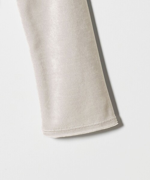 H BEAUTY&YOUTH UNITED ARROWS(エイチビューティーアンドユースユナイテッドアローズ)の「<H>ベロア タイト ロングスリーブ(Tシャツ/カットソー・レディース・ライトグレー/ブラック・FREE)」の10枚目の写真