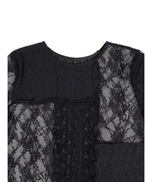:ETHROF(イーサオブ)の「SHEER LACE DESIGN TOPS(Tシャツ/カットソー・レディース・ブラック/オフホワイト・FREE)」の18枚目の写真
