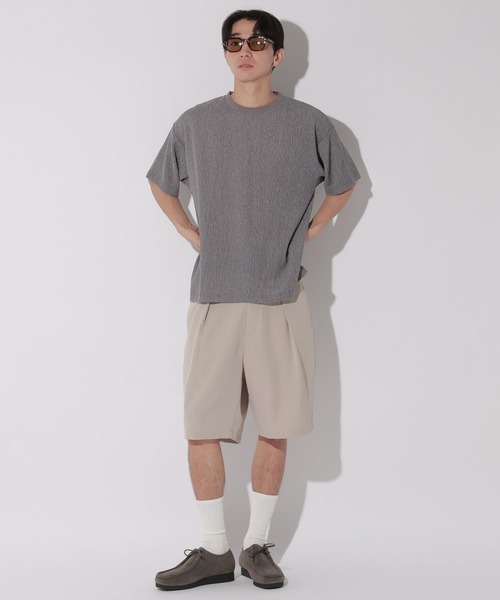 LAKOLE（ラコレ）の「カット楊柳T / 659682（Tシャツ/カットソー・メンズ・ブラック/グレー/アイボリー/バーガンディー・MEDIUM/LARGE）」の17枚目の写真
