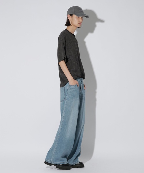 LAKOLE（ラコレ）の「カット楊柳T / 659682（Tシャツ/カットソー・メンズ・ブラック/グレー/アイボリー/バーガンディー・MEDIUM/LARGE）」の8枚目の写真