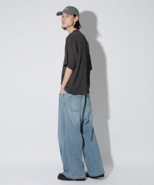 LAKOLE（ラコレ）の「カット楊柳T / 659682（Tシャツ/カットソー・メンズ・ブラック/グレー/アイボリー/バーガンディー・MEDIUM/LARGE）」の9枚目の写真