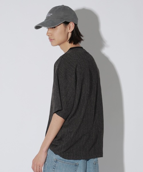 LAKOLE（ラコレ）の「カット楊柳T / 659682（Tシャツ/カットソー・メンズ・ブラック/グレー/アイボリー/バーガンディー・MEDIUM/LARGE）」の11枚目の写真