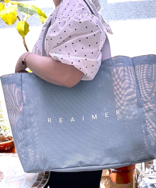 REAIMER(リエメ)の「【インフルエンサーさっぴさんコラボ】REAIMER(リエメ)エアリーメッシュ 2way BIG トートバッグ(トートバッグ・レディース・ブラウン/グレー/ブルー/ブラック・FREE)」の18枚目の写真