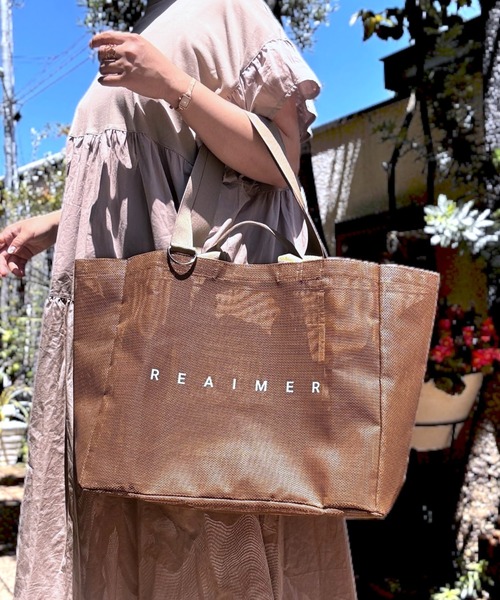 REAIMER(リエメ)の「【インフルエンサーさっぴさんコラボ】REAIMER(リエメ)エアリーメッシュ 2way BIG トートバッグ(トートバッグ・レディース・ブラウン/グレー/ブルー/ブラック・FREE)」の16枚目の写真