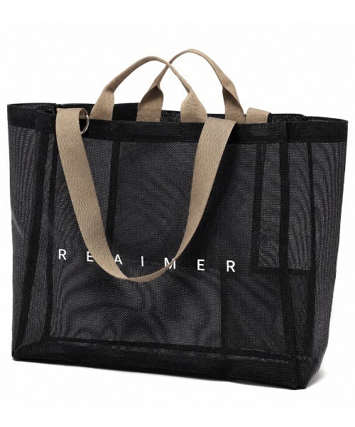 REAIMER(リエメ)の「【インフルエンサーさっぴさんコラボ】REAIMER(リエメ)エアリーメッシュ 2way BIG トートバッグ(トートバッグ・レディース・ブラウン/グレー/ブルー/ブラック・FREE)」の10枚目の写真