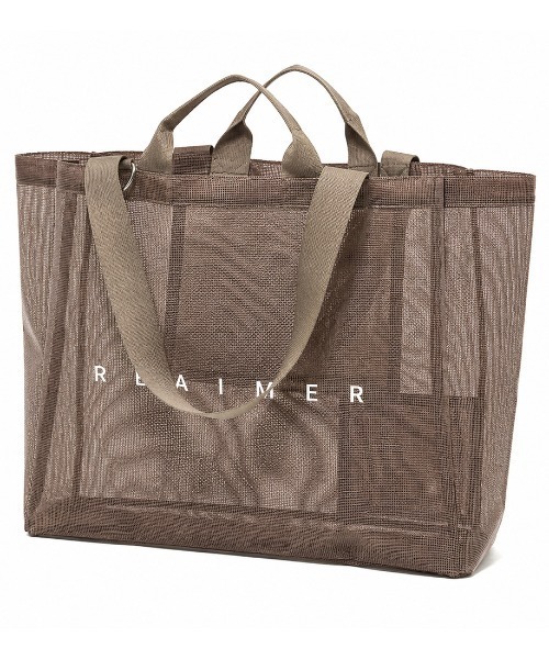 REAIMER(リエメ)の「【インフルエンサーさっぴさんコラボ】REAIMER(リエメ)エアリーメッシュ 2way BIG トートバッグ(トートバッグ・レディース・ブラウン/グレー/ブルー/ブラック・FREE)」の12枚目の写真