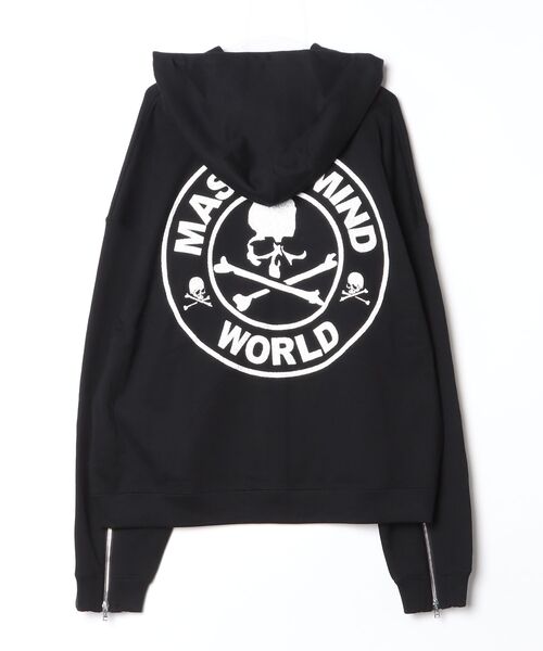 mastermind JAPAN(マスターマインド)の「BOXY GLASS BEADED ZIP UP HOODIE(パーカー・メンズ・ブラック・XL)」の2枚目の写真