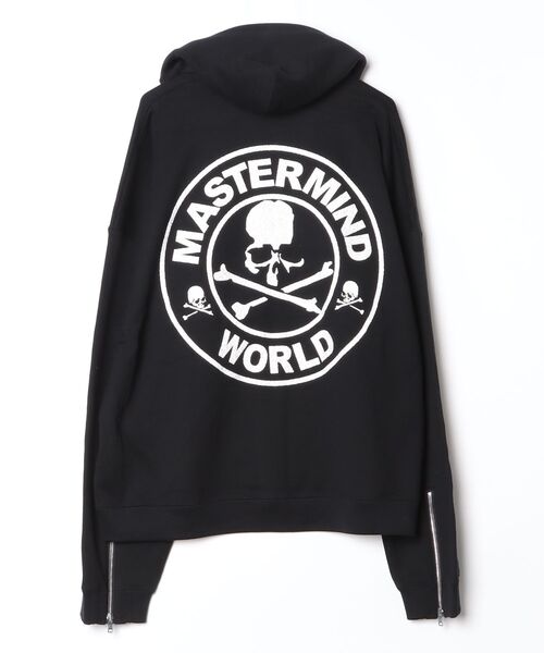 mastermind JAPAN(マスターマインド)の「BOXY GLASS BEADED ZIP UP HOODIE(パーカー・メンズ・ブラック・XL)」の3枚目の写真