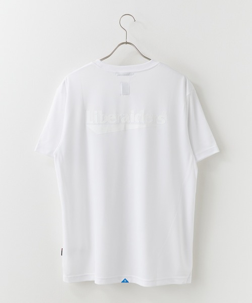 Liberaiders(リベレイダース)の「Liberaiders/リベレイダース DRY S/S TEE ブランドタグ ポリジン加工 半袖 ドライ Tシャツ UVカット 吸水速乾 メンズ 2026年夏 夏服(Tシャツ/カットソー・メンズ・ホワイト/ブラック・S/M/L/XL)」の3枚目の写真