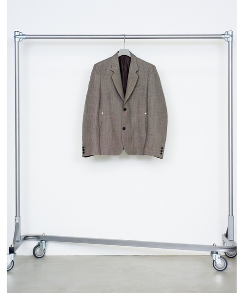 NVRFRGT（ネヴァーフォーゲット）の「SINGLE BREASTED 2B BLAZER/テーラードジャケット/本水牛釦/ショルダーパッド/NVRFRGT（テーラードジャケット・メンズ・ブラック/グレー・1/2）」の10枚目の写真