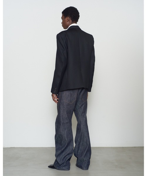 NVRFRGT（ネヴァーフォーゲット）の「SINGLE BREASTED 2B BLAZER/テーラードジャケット/本水牛釦/ショルダーパッド/NVRFRGT（テーラードジャケット・メンズ・ブラック/グレー・1/2）」の13枚目の写真