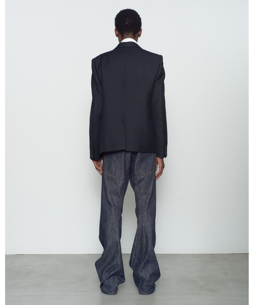 NVRFRGT（ネヴァーフォーゲット）の「SINGLE BREASTED 2B BLAZER/テーラードジャケット/本水牛釦/ショルダーパッド/NVRFRGT（テーラードジャケット・メンズ・ブラック/グレー・1/2）」の11枚目の写真