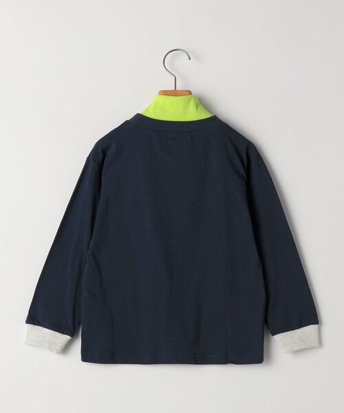 SHIPS（シップス）の「THE PARK SHOP:115～145cm /SPORTS RIB ロングスリーブ Tシャツ（Tシャツ/カットソー・キッズ・ライトグレー・115/125）」の2枚目の写真